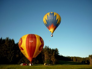 Championnat de France de mongolfieres dans le Lignon