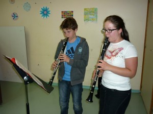 Cours de clarinette à lécole de musique du Haut-Lignon